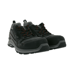 GARSPORT Kele Low S3 Herren & Damen Sicherheits-Schuhe mit Michelin-Arrow-HRO-Gummisohle Arbeits-Schuhe GDS1090018 0003 Schwarz