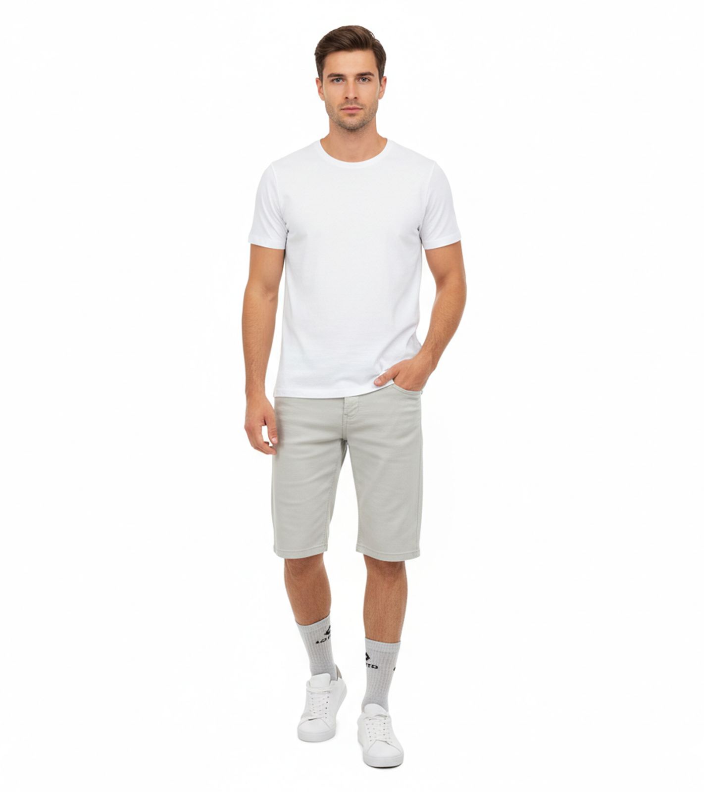 10 Paar LOTTO Sport-Socken Damen und Herren Trainings-Socken Tennis-Str&uuml;mpfe Baumwoll-Socken 8986012 Grau