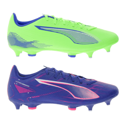 farbenfrohe PUMA ULTRA 5 PLAY MxSG Fußball-Schuhe mit festen Metallstollenspitzen Trainings-Schuhe Sport-Schuhe Schnür-Schuhe Fitness-Zu