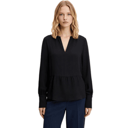 Elegante Damen Bluse aus einem Viskose-Mix mit dezentem Glanz Sommer-Shirt 929082 Schwarz