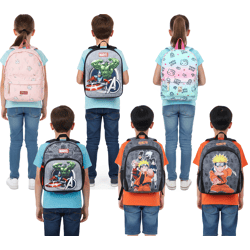 VADOBAG Kinder Rucksack für Mädchen und Jungen mit Hello-Kitty, Marie, Avengers, Naruto oder Captain America Print Kindergarten-Rucksack 