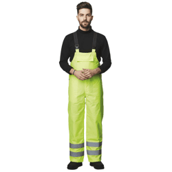 Wasserdichte Helly Hansen Alta Shelter Herren Arbeits-Hose Latzhose mit HellyTech ISO zertifiziert 71570_360 Neon-Gelb