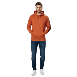 Helly Hansen Logo Men's Hoodie, Cotton Hooded Sweatshirt, 300 g/m², Sweatshirt 79264_290 Orange