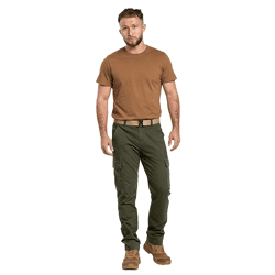 Practical ALPHA INDUSTRIES Agent Men's Cargo Pants with 6 Pockets, Cotton Pants 158205 Olive Green