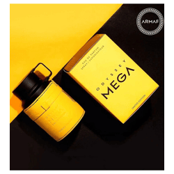 ARMAF Odyssey Mega Herren Eau de Parfum aromatisch-holziger Körper-Duft Parfüm 100ml Gelb