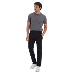 klassische BLEND BHTromp Herren Chinohose mit Reißverschluss Stoffhose 20703188ME-70155 Schwarz