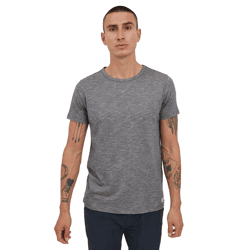 klassisches 11 PROJECT PRTullio Herren T-Shirt mit Rundhals Shirt 21300777-ME-194010 Blau