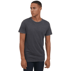 klassisches 11 PROJECT PRVenanzio Herren T-Shirt mit Rundhals Shirt 20714124ME-200278 Grau
