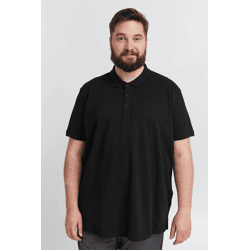 klassisches SOLID SDBanjo BT Herren Poloshirt mit 3-Knopf-Leiste Shirt Große Größen 21300884-ME-799000 Schwarz