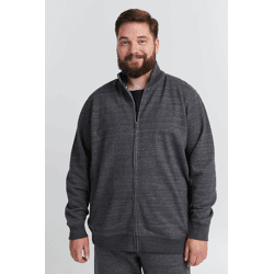 klassische BLEND BHLenner BT Herren Sweatjacke mit Stehkragen Jacke Große Größen 20714929ME-194007 Schwarz