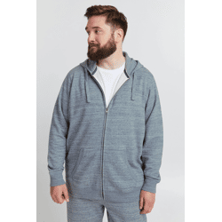 klassische BLEND BT Velno Herren Kapuzenjacke mit Reißverschluss Sweatjacke Große Größen 20714928ME-194013 Blau