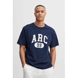 klassisches SOLID SDFinlee Herren T-Shirt mit Rundhals Shirt 21107749-194010 Blau