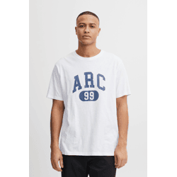 klassisches SOLID SDFinlee Herren T-Shirt mit Rundhals Shirt 21107749-110601 Weiß