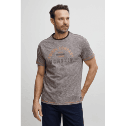 klassisches FQ1924 FQIvar Herren T-Shirt mit Rundhals Shirt 21900538-ME-191619 Braun