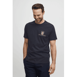 klassisches FQ1924 FQOlaf Herren T-Shirt mit Rundhals Shirt 21900540-ME-194011 Grau