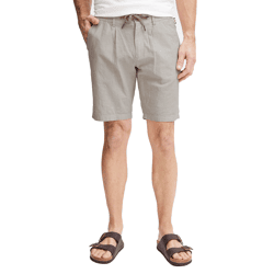 klassische FQ1924 FQHenry Herren Leinenshorts mit Reißverschluss Shorts 21900626-161104 Beige