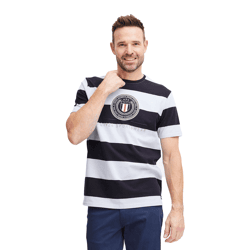 klassisches FQ1924 FQTom SS Herren T-Shirt mit Rundhals Shirt 21900645-144115 Blau