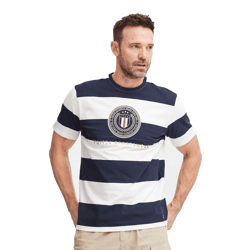 klassisches FQ1924 FQTom SS Herren T-Shirt mit Rundhals Shirt 21900645-114201 Weiß