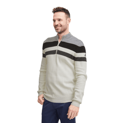 klassische FQ1924 FQKyle Herren Zip-Jacke mit Stehkragen Jacke 21900654-114201 Weiß