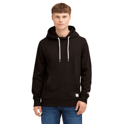 klassischer SOLID SDChap Herren Kapuzenpullover aus Sweat Hoodie Große Größen 21301306ME-194008 Schwarz