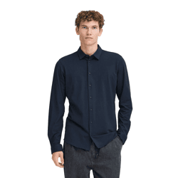 klassisches CASUAL FRIDAY CFFolke LS Herren Business-Hemd mit Knopfleiste Langarmhemd 20505638-194013 Blau