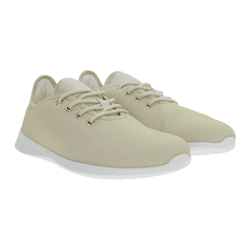 leichte GROUNDIES Barfußschuhe Balance 2.0 Damen Low-Top Mesh-Sneaker mit TrueSense Sohle Schnür-Schuhe GND-130259-03 Beige