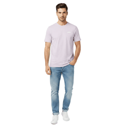 sommerliches Formula 1 F1 Pastell Herren Rundhals-Shirt Formel 1 Baumwoll-Shirt Kurzarm-Shirt 701222540 003 Lila