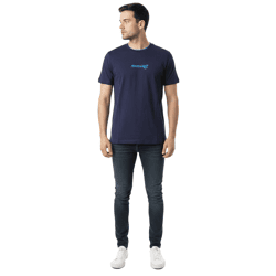 Stylish Formula E Men's T-Shirt, Sustainable Cotton Shirt, Change Accelerated Summer Shirt, Motorsport 701223590 001 Navy Blue