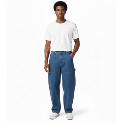 HOMEBOY x-tra WORK Men's Baggy Jeans, Vintage-Look Denim Pants, Cotton Pants 01PA0700 Blue