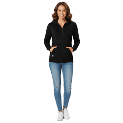 Helly Hansen Women's Hooded Sweatshirt Jacket for Everyday Wear, Zip-Up Hoodie with Pockets, 280 g/m², 79217_990, Black