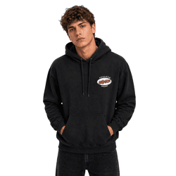 ON THAT ASS Vince Herren Hoody Kapuzen-Pullover Baumwoll-Sweater mit Kängurutasche Hoodie Schwarz