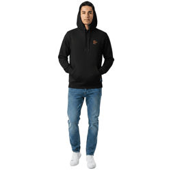 weicher ON THAT ASS Arcano2 Hoodie Herren Baumwoll-Sweater mit Fleece-Innenfutter Schwarz