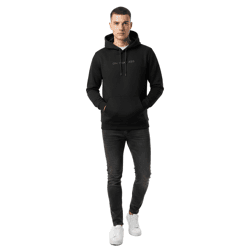 klassischer ON THAT ASS Bale Herren Hoody Kapuzen-Pullover Baumwoll-Sweater mit Kängurutasche Hoodie Schwarz