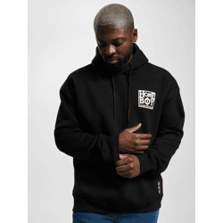 bequemer Homeboy Herren Hoodie 600 g/m² mit Baumwolle Schwarz