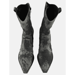 markante Buffalo Damen Boots mit Baumwolle Schwarz