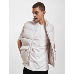 moderne Jack & Jones Herren Jacke Reißverschluss Taschen Creme-Beige