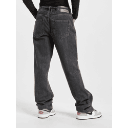 stylische Only Damen Jeans Straight Fit mit Baumwolle Anthrazit