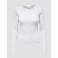 weiches Only Damen Sweatshirt Stretch mit Baumwolle Weiß