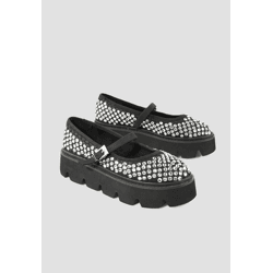 bequemes Buffalo Damen Slipper Schwarz