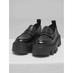 moderne Buffalo Damen Sneaker Schwarz
