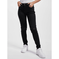 bequeme LEVI´S Damen Jeans Skinny Fit Stretch mit Baumwolle Schwarz