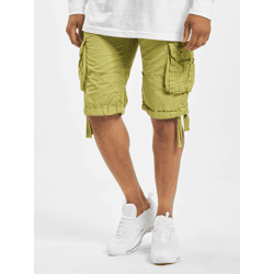 lässige Alpha Industries Herren Shorts Reißverschluss Taschen mit Baumwolle Beige