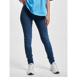 moderne LEVI´S Damen Jeans Stretch Reißverschluss Taschen mit Baumwolle Blau