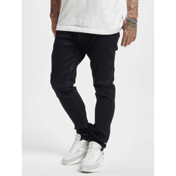 moderne 2Y Premium Herren Jeans Slim Fit Stretch mit Baumwolle Schwarz