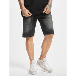leichte 2Y Premium Herren Shorts Slim Fit Stretch Reißverschluss mit Baumwolle Schwarz