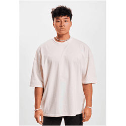 bequemes 2Y Premium Herren T-Shirt Oversize mit Baumwolle Ecru-Weiß