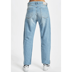 bequeme 2Y Premium Damen Jeans Reißverschluss Taschen mit Baumwolle Blau