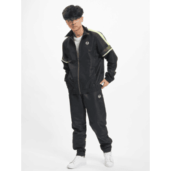 moderne Sergio Tacchini Herren Hose Schwarz