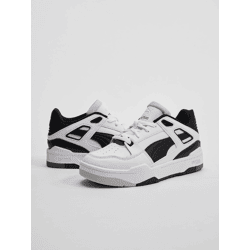 sportliche Puma Unisex Sneaker Weiß/Schwarz
