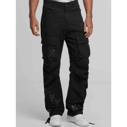 moderne Karl Kani Herren Jeans mit Baumwolle Schwarz